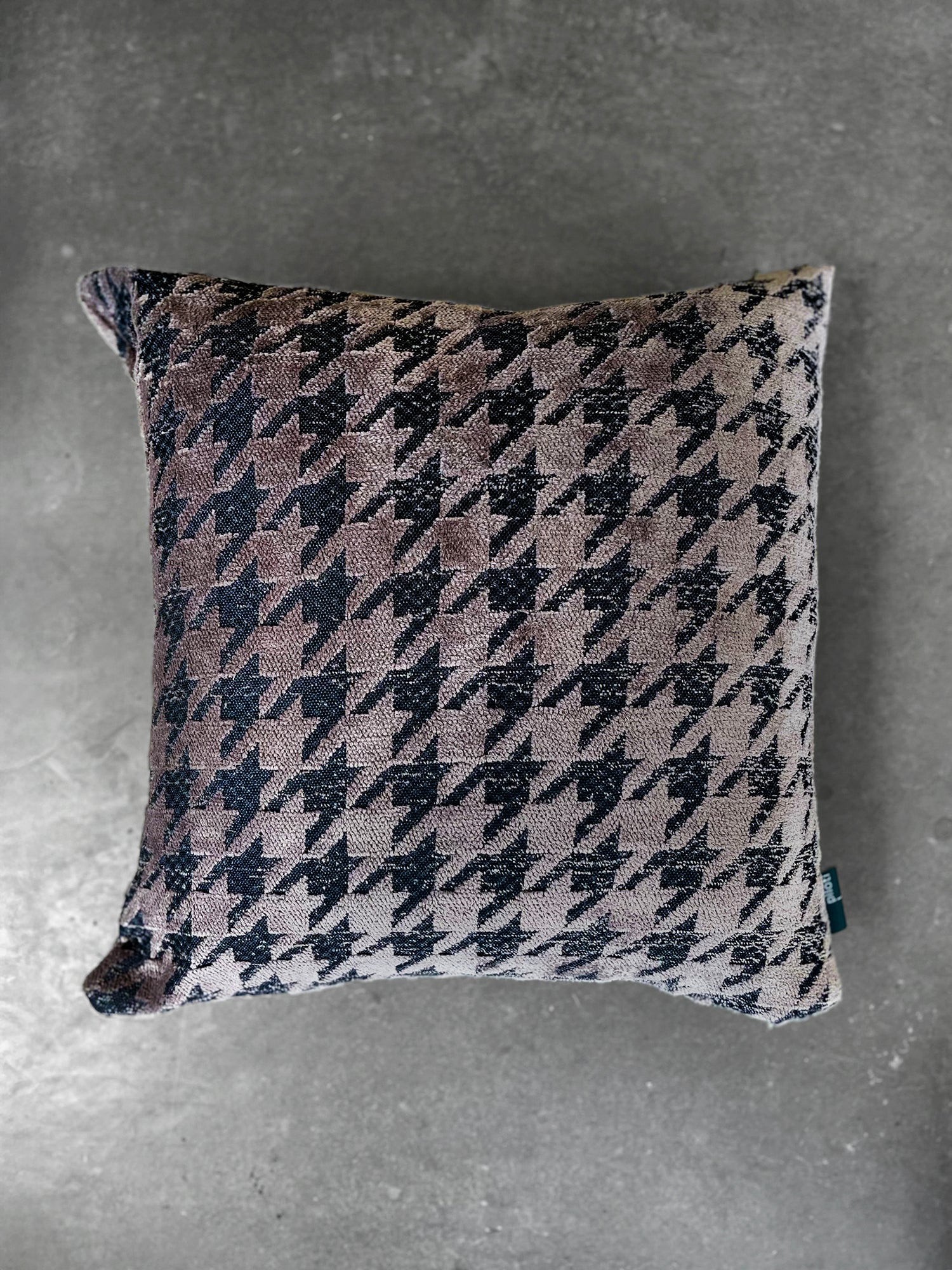 Taupe Houndstooth