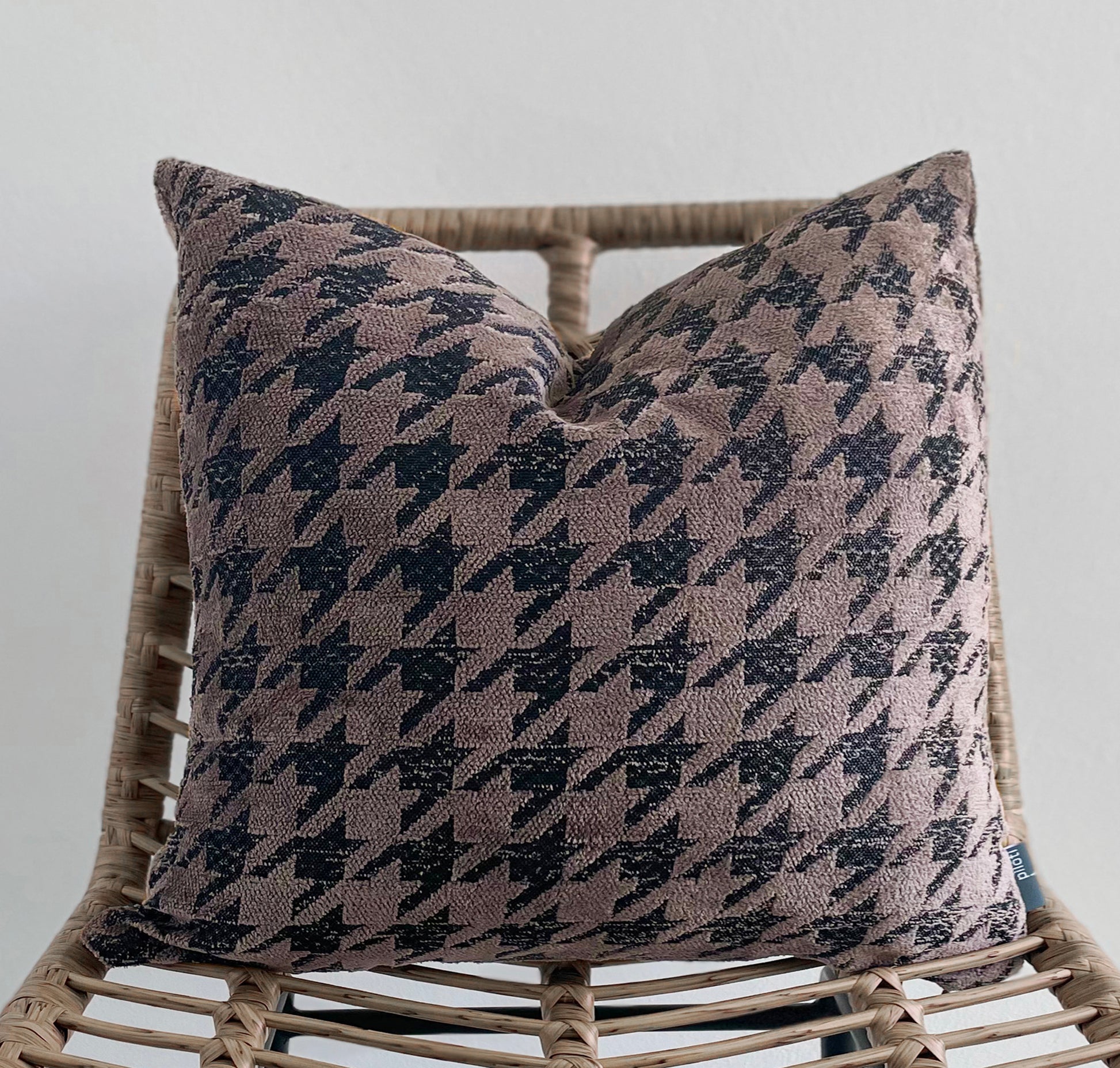 Taupe Houndstooth