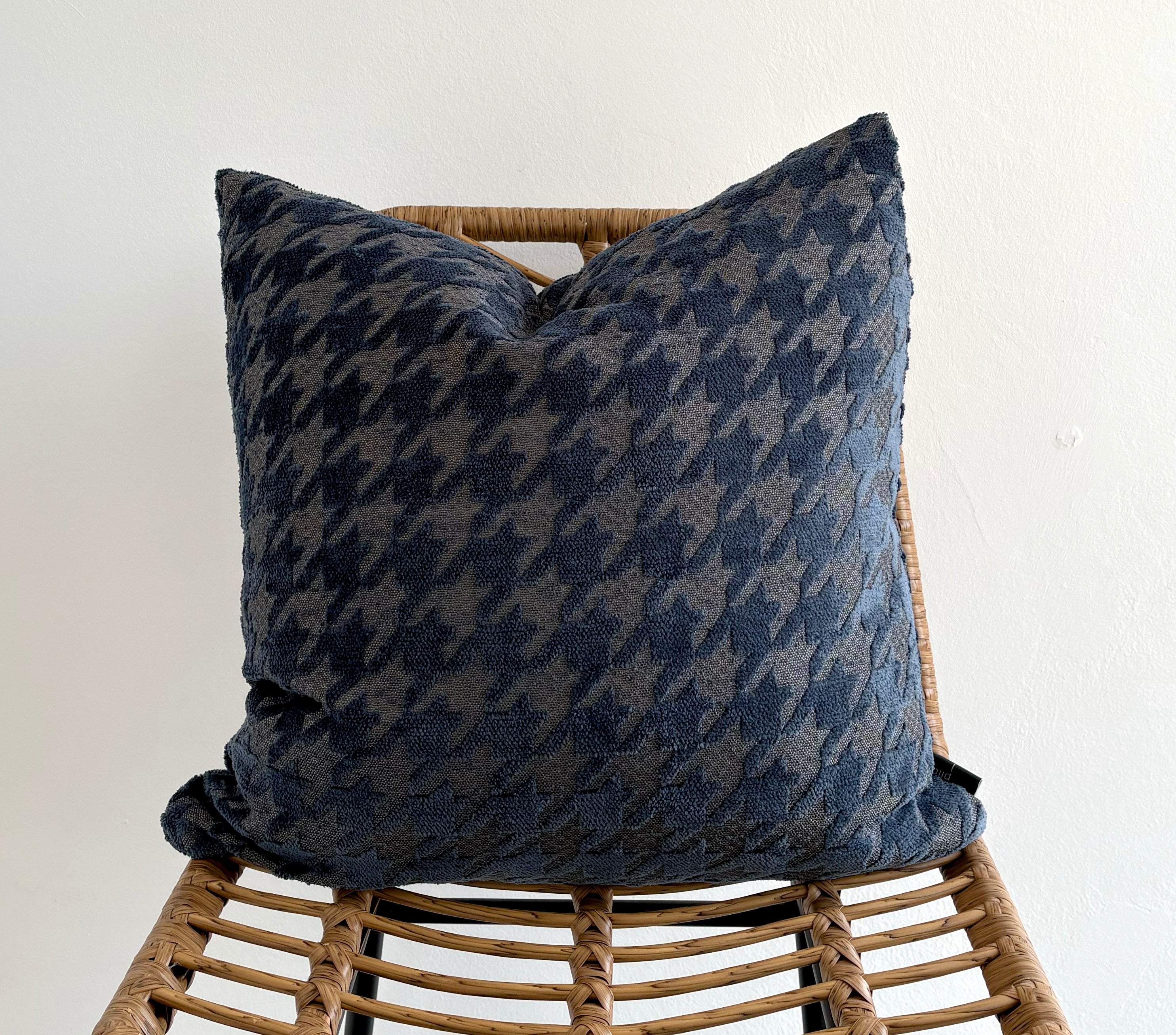 Blue Houndstooth