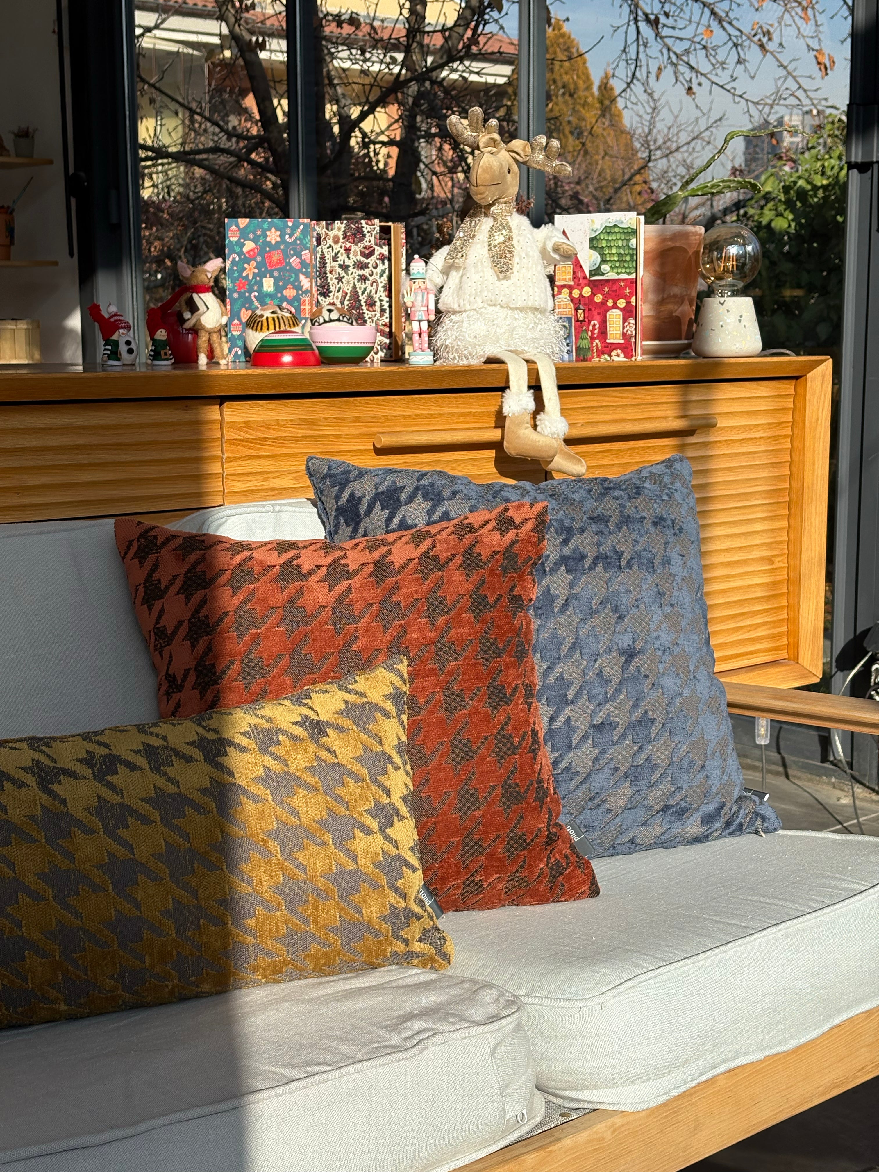 Houndstooth 3'lü Set